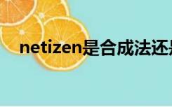 netizen是合成法还是混合法（netizen）