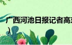 广西河池日报记者高东风简介（广西河池日报）