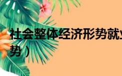 社会整体经济形势就业形势（社会整体经济形势）