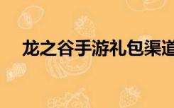 龙之谷手游礼包渠道（龙之谷手游礼包）