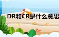 DR和CR是什么意思（dr cr是什么意思）