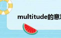 multitude的意思（multitude）