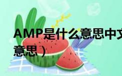 AMP是什么意思中文（M amp amp E什么意思）