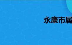 永康市属于哪个省