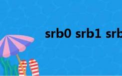 srb0 srb1 srb2 srb3（srb）