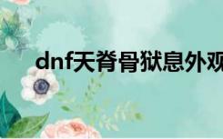 dnf天脊骨狱息外观（dnf天脊骨狱息）