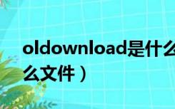 oldownload是什么文件（download是什么文件）