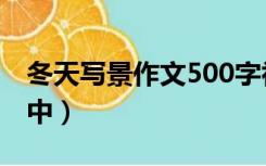 冬天写景作文500字初中（写景作文500字初中）