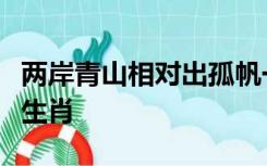 两岸青山相对出孤帆一片日边来的意思是什么生肖