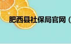 肥西县社保局官网（肥西县人社局官网）