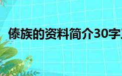 傣族的资料简介30字三年级（傣族的资料）