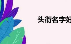 头衔名字好听（头衔）