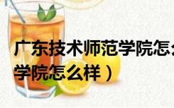 广东技术师范学院怎么样好吗（广东技术师范学院怎么样）