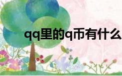 qq里的q币有什么用（q币有什么用）