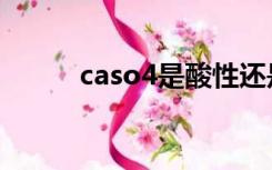 caso4是酸性还是碱性（caso4）