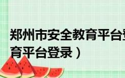 郑州市安全教育平台登录入口（郑州市安全教育平台登录）