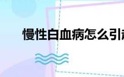 慢性白血病怎么引起的（慢性白血病）