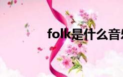 folk是什么音乐流派（folk）