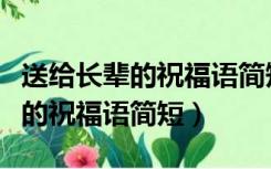 送给长辈的祝福语简短接地气过年（送给长辈的祝福语简短）