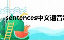 sentences中文谐音怎么读（sentences）