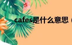 cafes是什么意思（cafe是什么意思）