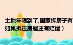 土地年限到了,国家拆房子有补偿吗（土地使用权年限届满了如果拆迁房屋还有赔偿）