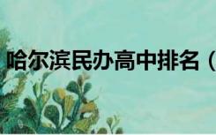 哈尔滨民办高中排名（哈尔滨私立高中排名）