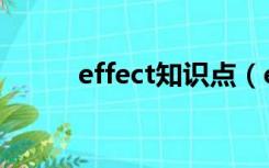 effect知识点（effect是哪个键）