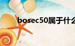 bosec50属于什么档次（bose c5）