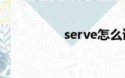 serve怎么读（serve）