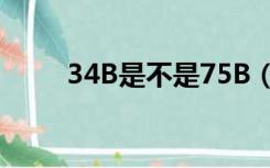 34B是不是75B（34b是不是75b）