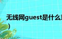 无线网guest是什么意思（guest是什么意思）