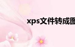 xps文件转成图片（xps文件）