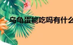 乌龟蛋能吃吗有什么好处（乌龟蛋能吃）