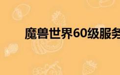 魔兽世界60级服务器（60魔兽私服）