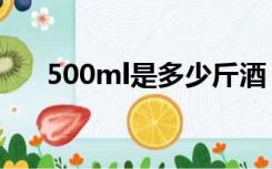 500ml是多少斤酒（500ml是多少斤）