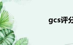 gcs评分（gsc）