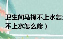 卫生间马桶不上水怎么修理视频（卫生间马桶不上水怎么修）