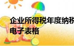 企业所得税年度纳税申报表(a类,2019年版)电子表格