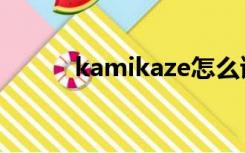 kamikaze怎么读（kamikaze）