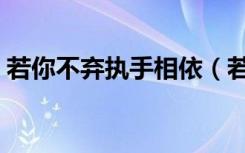 若你不弃执手相依（若你不弃此生不离锦竹）