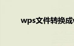 wps文件转换成word乱码怎么办