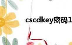 cscdkey密码1.6（cs cdkey）