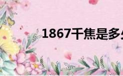 1867千焦是多少大卡（1867）