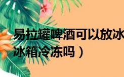 易拉罐啤酒可以放冰箱吗?（易拉罐啤酒能放冰箱冷冻吗）