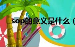 sop的意义是什么（soic和sop的区别）