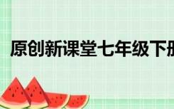 原创新课堂七年级下册数学答案人教版答案