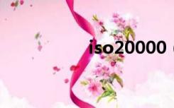 iso20000（iso2000）