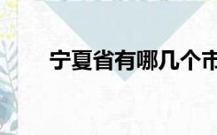 宁夏省有哪几个市（宁夏市哪个省）