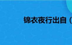 锦衣夜行出自（锦衣夜行典故）